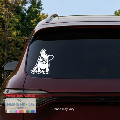 French bulldog vinyl - french,