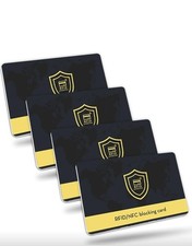 4 * RFID Signal Blocking Cards. Credit & Debit Card Blocker ADVANCED PROTECTION