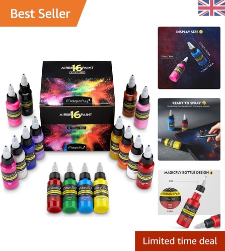 Acrylic airbrush paint set - airbrush,