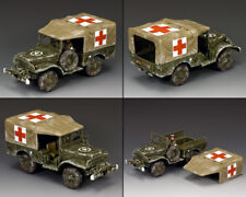 KING AND COUNTRY DODGE WC51 Weapons Carrier (Winter Ambulance) WW2 BBA080