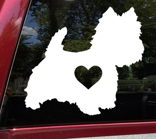Westie heart vinyl decal - vinyl, |