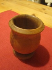  Handmade Treen Wooden Pedestal Drinking Goblet