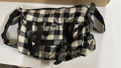 Black and white checked - and,