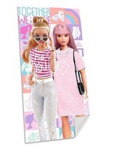 Barbie Together Beach Towel Swimming Holiday 140 x 70cm 100% Cotton
