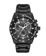 CITIZEN PERPETUAL CHRONO AT4007-54E, 42MM SAPPHIRE CRYSTAL RADIO CONTROL WATCH