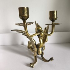Vintage Brass Double Griffin