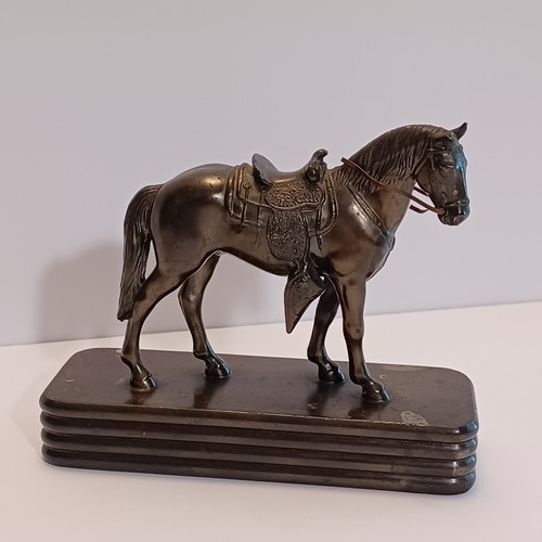 Vintage bronze tone horse - bronze,