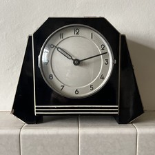 Art Deco Black White Chrome