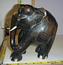 Antique Hand-Carved Ebony