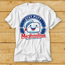 Ghostbusters Stay Puft Marshmallows Cult Movie 80's T Shirt Funny Movie Tee 2252