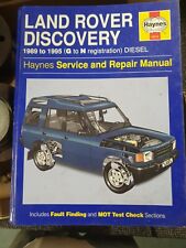Haynes 3017 Workshop Manual Land Rover Discovery (1989 - 1998)