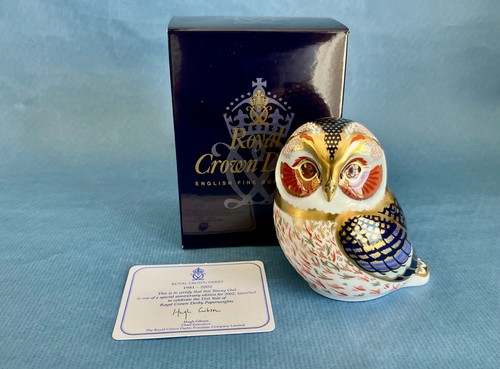 Royal crown derby paperweight - derby,
