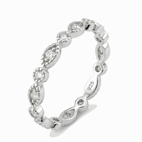 Marquise dot moissanite - &, full