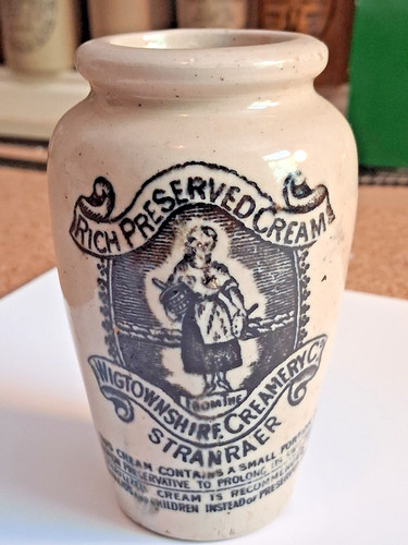 Antique cream pot milkmaid - cream,