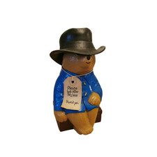 Paddington Bear Money Box Cheltenham And Gloucester Building Society With Tag