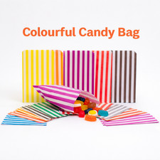 Candy Stripe Paper Bags Party