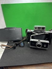 Vintage Polaroid Automatic 250 Land Camera w/Flash & Carrying Case Bag & Timer