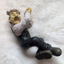 Vintage Italian Wine Bottle Holder Italian Chef Wine Kitchen 