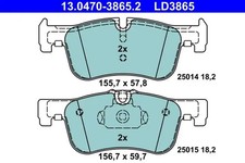 Brake pads 13.0470-3865.2 ATE