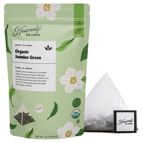Organic jasmine green - jasmine, bags