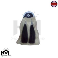 WHITE HORSE HAIR KILT SPORRAN