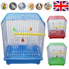 Small Birds Cage For Budgie Finch Canary Parakeet Indoor Iron Metal Cage 22x27cm
