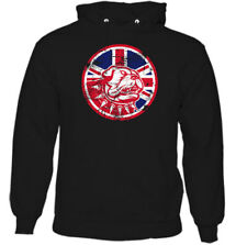 British Bulldog Union Jack Flag Mens Hoodie St Georges Day Football Top England