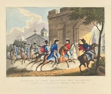 Salamanca Lord Wellington Jenkins Martial Achievements Military print 1813
