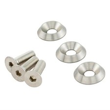 Vespa 50-125 Smallframe PK Stator Plate Screws Bolt & Cup Set Stainless Steel...