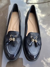 ?Dune London Grape Loafers-Navy Size 4?