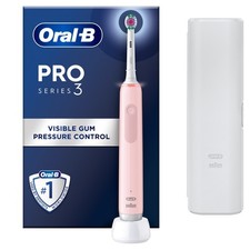 Oral-B Pro 3 3500 Electric Toothbrush with Travel Case Pink