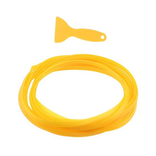 Yellow car interior door - yellow, 5m