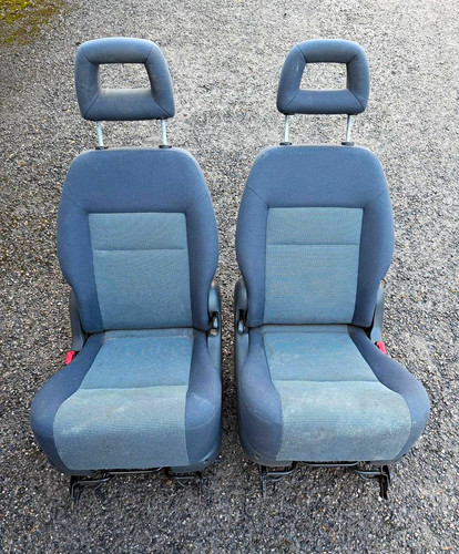 Front seats pair grey - front, blue