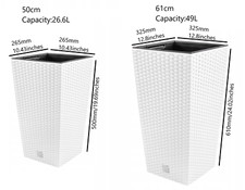Tall Planter Plant Flower Pot
