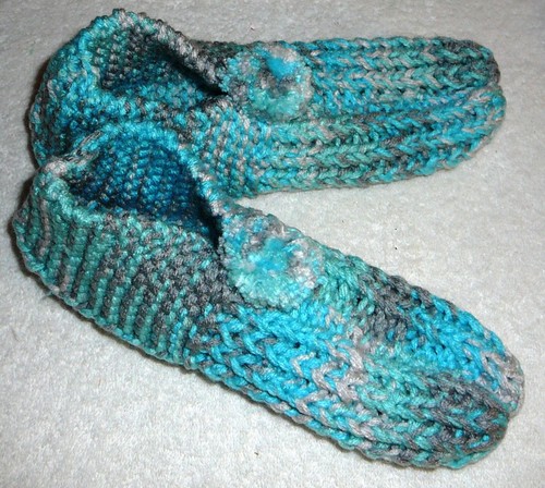 SLIPPERS~Knitted~Washable~Remo