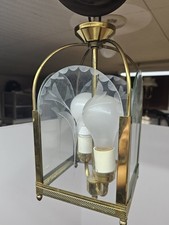 Vintage Brass Hall Lantern
