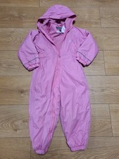 3-4 Years Girls Hooded Thick Padded Lined Snowsuit Regatta Pink Isotex 5000 (65)