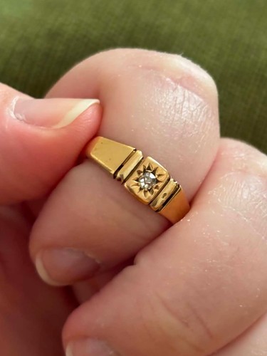 Antique victorian 1884 15ct - 1884,