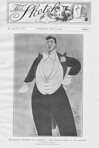 Claude lowther caricature - caricature, of