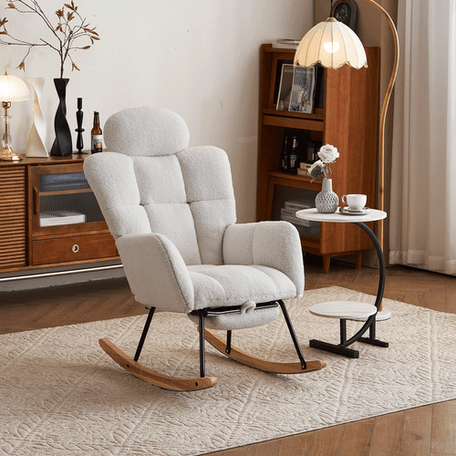 Rocking chair with padded - chair,