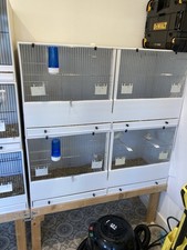 Upvc Bird Double Breeding Cages Two Available 