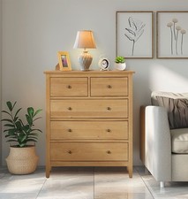 Chest of Drawers, Small Oak