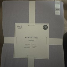 M&S 100% pure linen bedding