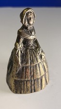 Brass Welsh Lady Working Bell