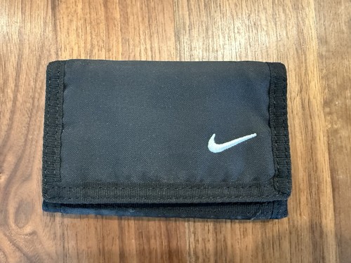 Nike basic wallet black - wallet, nylon