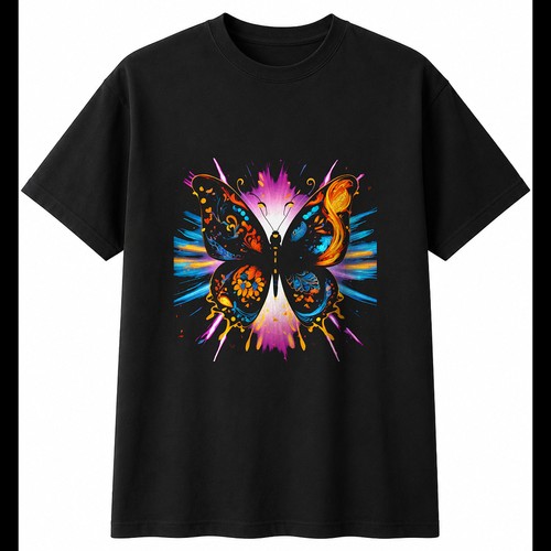 Koi butterfly dark - koi, sea