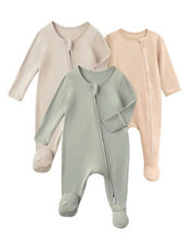 Baby Grow Zip Sleepsuit 0-3M