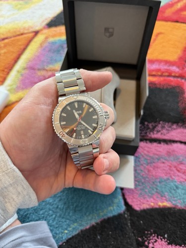 Oris aquis date 5mm - date, 43.5mm