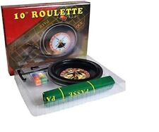 10in Roulette Wheel Chip Latout Kit Pad Felt Rake Mat for Casino Party Game