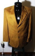 KASPER Tan Faux Leather Blazer